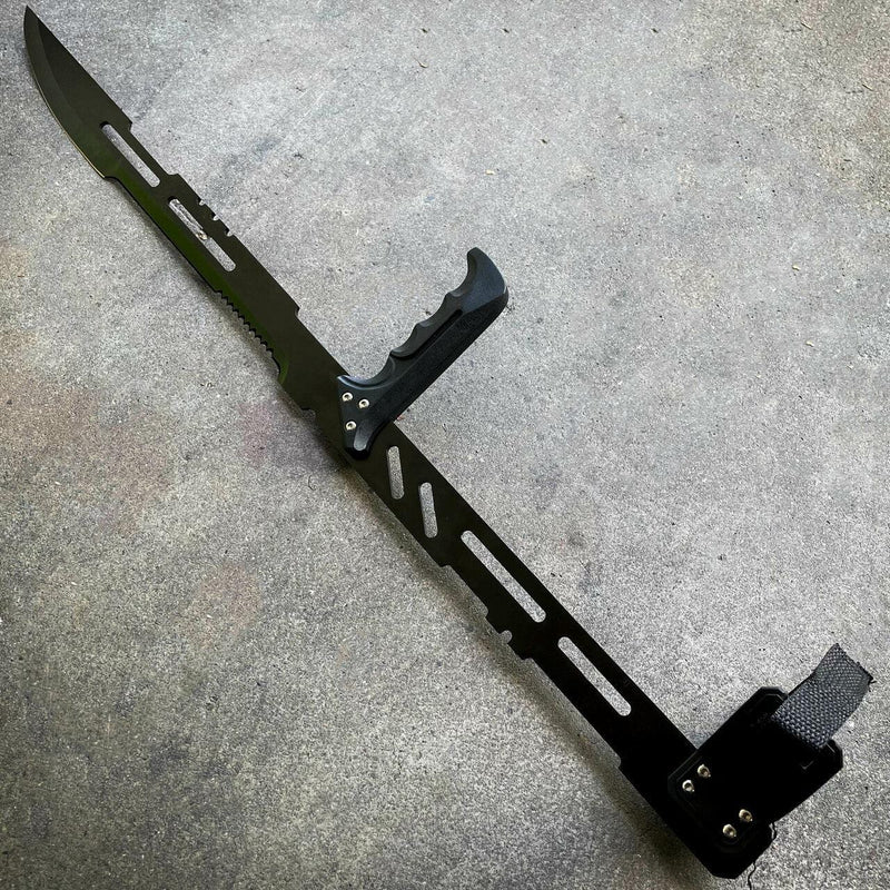 2 PACK COMBO 27.5" LARGE BLOOD RAYNE NINJA VAMPIRE MACHETE SWORD BLADE KNIFE - BLADE ADDICT