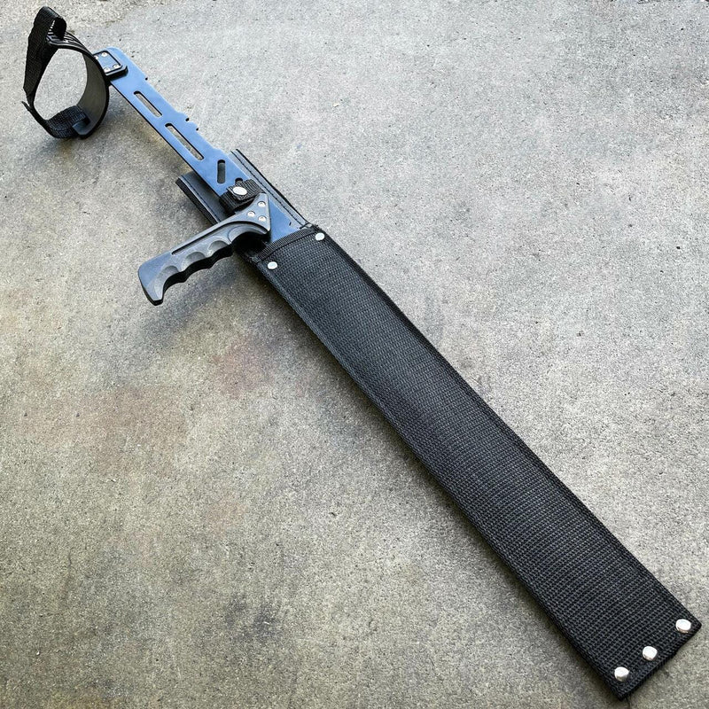 2 PACK COMBO 27.5" LARGE BLOOD RAYNE NINJA VAMPIRE MACHETE SWORD BLADE KNIFE - BLADE ADDICT