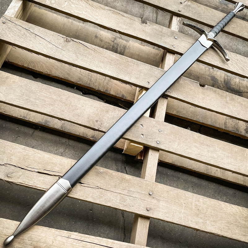 LOTR Medieval Crusader Sword FANTASY Blade - BLADE ADDICT