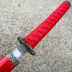 Red Dragon Samurai Katana Sword - BLADE ADDICT