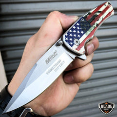 5PC AMERICAN USA FLAG PATRIOTIC KNIFE SET - BLADE ADDICT