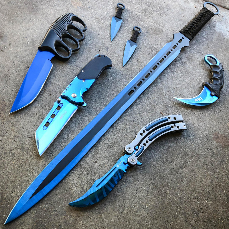 7PC Blue Sky Set - BLADE ADDICT