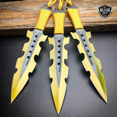 7PC Gold Tactical Set - BLADE ADDICT
