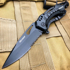 8PC BLACK REAPER TACTICAL KNIFE SET - BLADE ADDICT