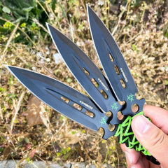 3PC Zombie Kunai Throwing Knives Set - BLADE ADDICT