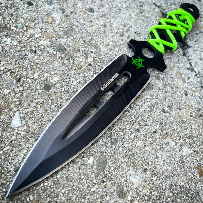 3PC Zombie Kunai Throwing Knives Set - BLADE ADDICT