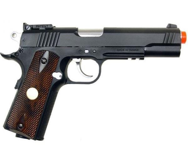 500 FPS NEW FULL METAL WG AIRSOFT M 1911 GAS CO2 HAND GUN PISTOL w/ 6mm BB BBs - BLADE ADDICT