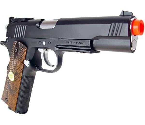 500 FPS NEW FULL METAL WG AIRSOFT M 1911 GAS CO2 HAND GUN PISTOL w/ 6mm BB BBs - BLADE ADDICT