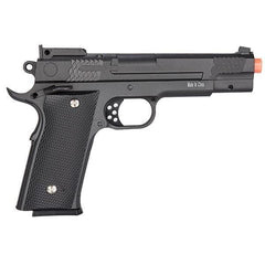FULL SIZE METAL M945 SPRING AIRSOFT PISTOL HAND GUN Replica w HIP HOLSTER 6mm BB - BLADE ADDICT