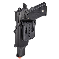 FULL SIZE METAL M945 SPRING AIRSOFT PISTOL HAND GUN Replica w HIP HOLSTER 6mm BB - BLADE ADDICT