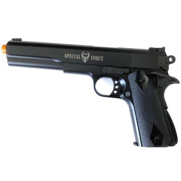 HFC 1911 AIRSOFT PREMIUM SPRING Tactical PISTOL WITH EMBEDDED SIGHT - BLADE ADDICT