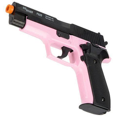 SIG SAUER P226 LICENSED PINK SPRING AIRSOFT PISTOL HAND GUN + 6mm BBs - BLADE ADDICT