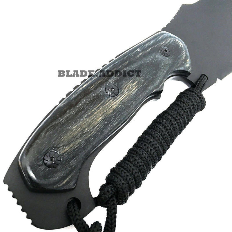 16" JUNGLE Cleaver MACHETE Full Tang Hunting Knife - BLADE ADDICT