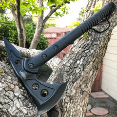 Black Tactical Tomahawk Hatchet Axe - BLADE ADDICT