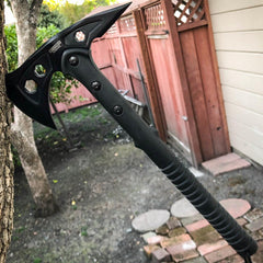 Black Tactical Tomahawk Hatchet Axe - BLADE ADDICT