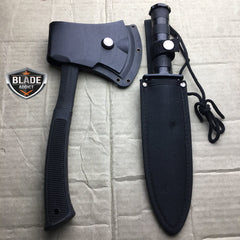 Tactical Hunting Knife And Axe - BLADE ADDICT