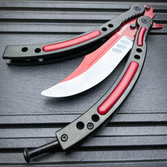 CSGO AUTOTRONIC Practice Butterfly Knife Tactical Combat Trainer - BLADE ADDICT