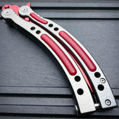 CSGO Butterfly Balisong Trainer - Red Slaughter Upgrade - BLADE ADDICT