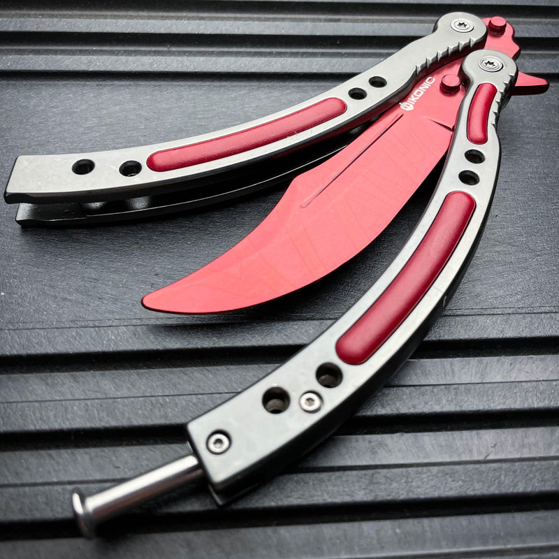 CSGO Butterfly Balisong Trainer - Red Slaughter Upgrade - BLADE ADDICT