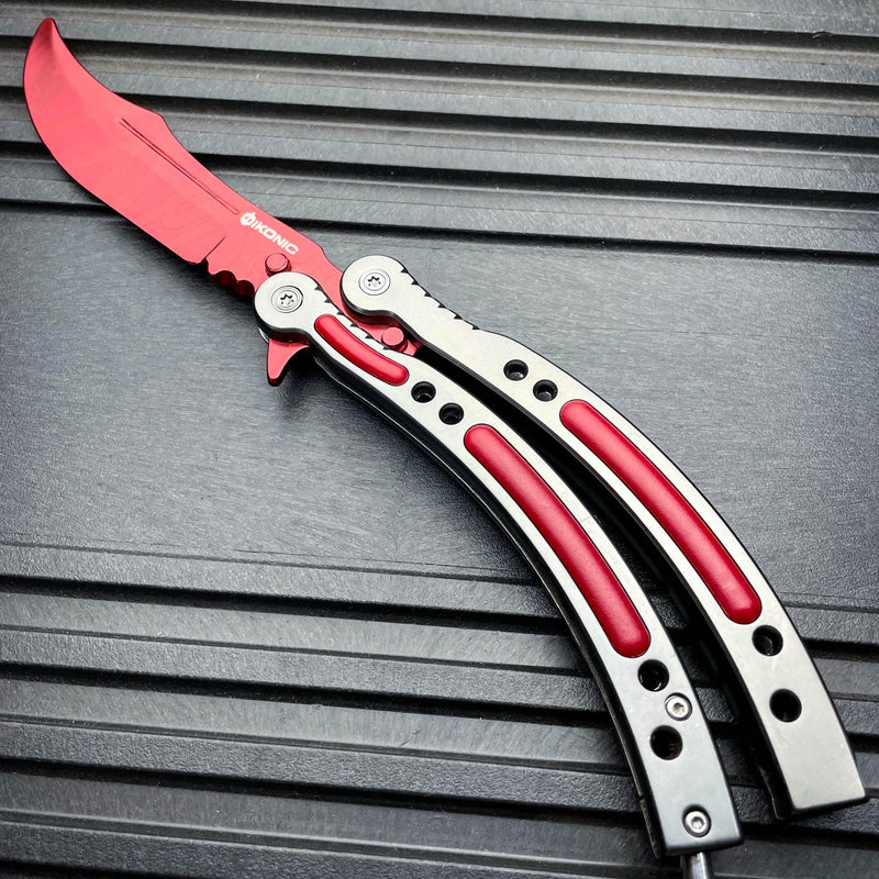 CSGO Butterfly Balisong Trainer - Red Slaughter Upgrade - BLADE ADDICT