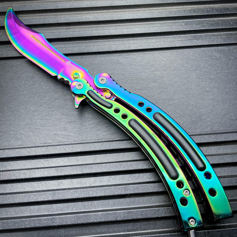 CSGO Butterfly Balisong Trainer - Spectrum - BLADE ADDICT