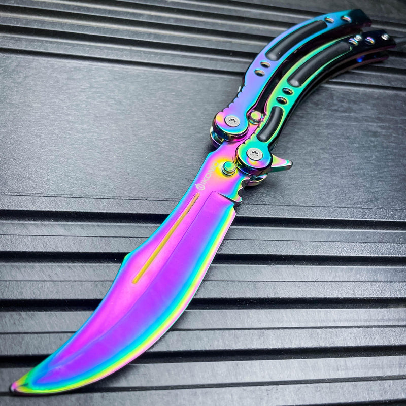 CSGO Butterfly Balisong Trainer - Spectrum - BLADE ADDICT