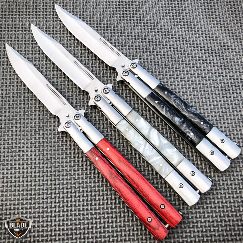 Tactical Balisong Butterfly Knife - BLADE ADDICT