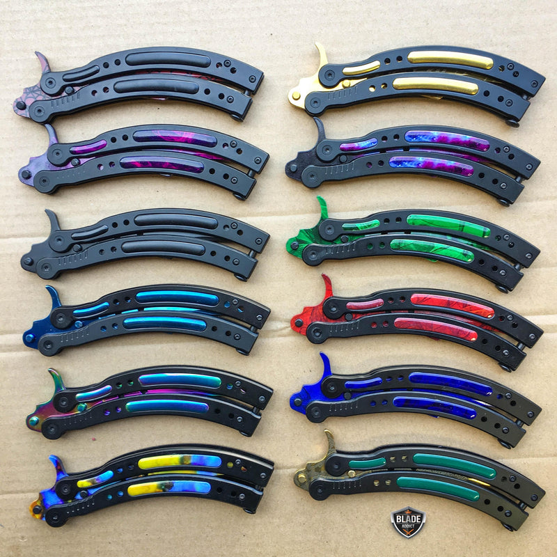 CSGO Butterfly Balisong Trainer Tactical Knife + Case Tool (PHASE 2 ...