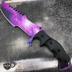 CSGO Tactical GALAXY Huntsman Fixed Blade Knife CS:GO Bowie Survival Hunting NEW - BLADE ADDICT