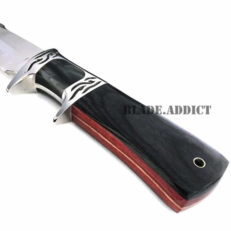 10.25" Fixed Blade Full Tang Hunting Survival Knife - BLADE ADDICT