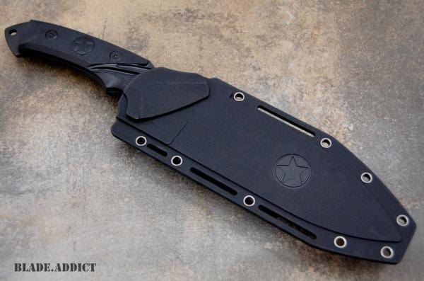 11" Black Hunting Fixed Blade Survival Knife - BLADE ADDICT