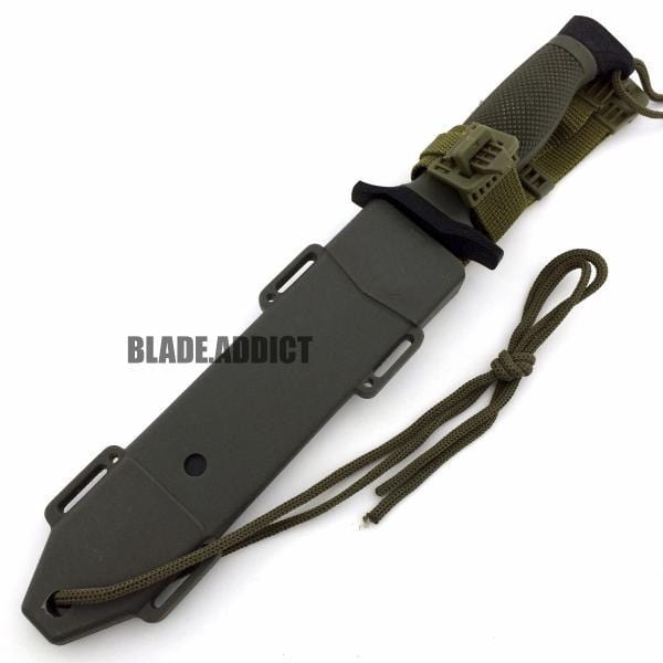 12" Military BOWIE SURVIVAL HUNTING KNIFE - BLADE ADDICT