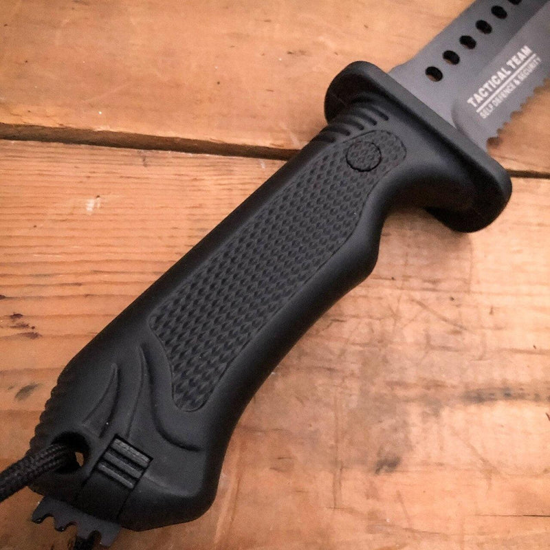 12" Tactical Hunting Fixed Blade Bowie Camping Knife For Sale - BLADE ADDICT