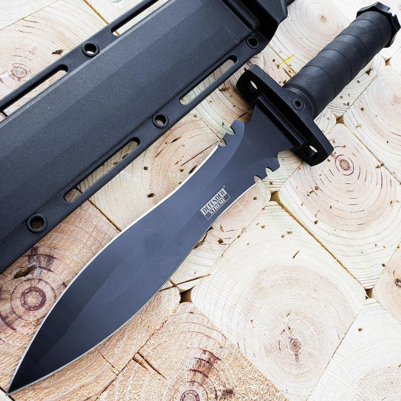 13.5" Military Combat Bayonet Fixed Blade Survival Rambo Bowie Knife - BLADE ADDICT