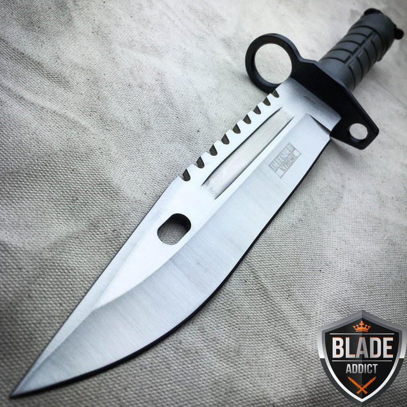 13" M9 CSGO Bayonet Military Survival Hunting Knife - BLADE ADDICT