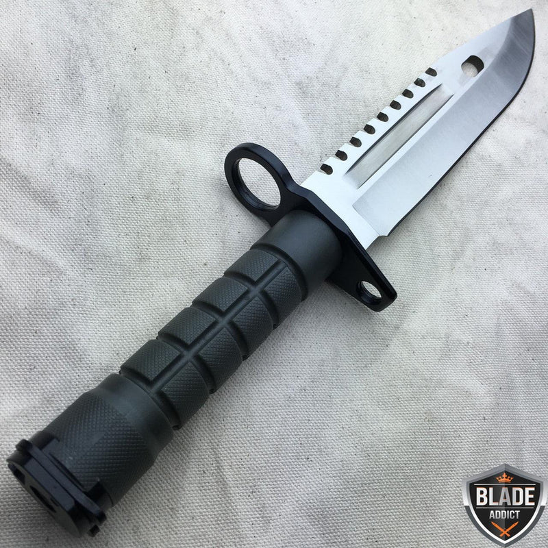 13" M9 CSGO Bayonet Military Survival Hunting Knife - BLADE ADDICT