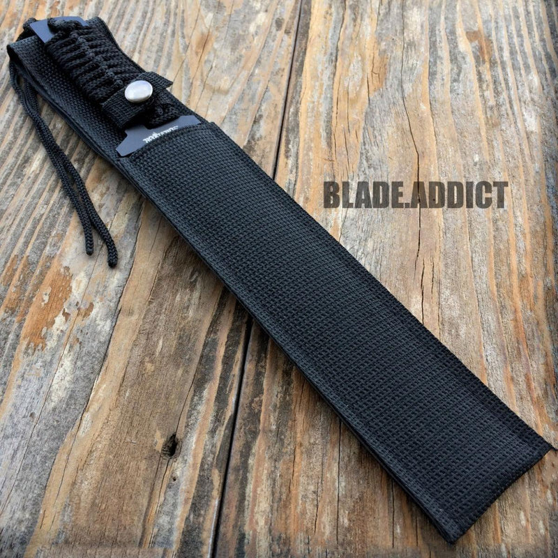 13" TACTICAL SURVIVAL Rambo Full Tang FIXED BLADE KNIFE Hunting w/ SHEATH - BLADE ADDICT