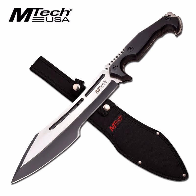 16" M-TECH TACTICAL SURVIVAL FIXED BLADE KNIFE - BLADE ADDICT