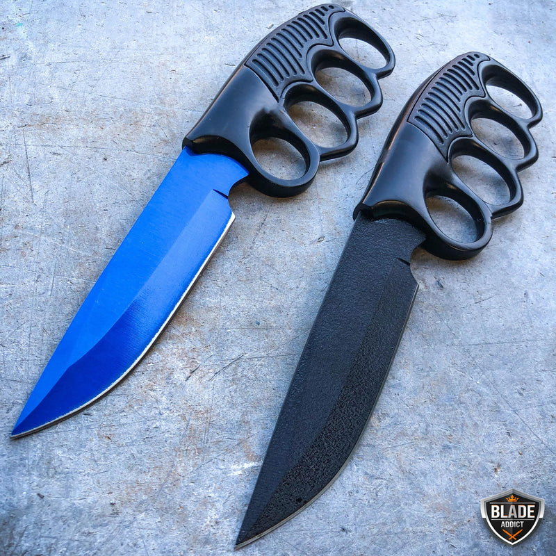 9.5" Military Tactical Trench Knife Combat Fixed Blade - BLADE ADDICT