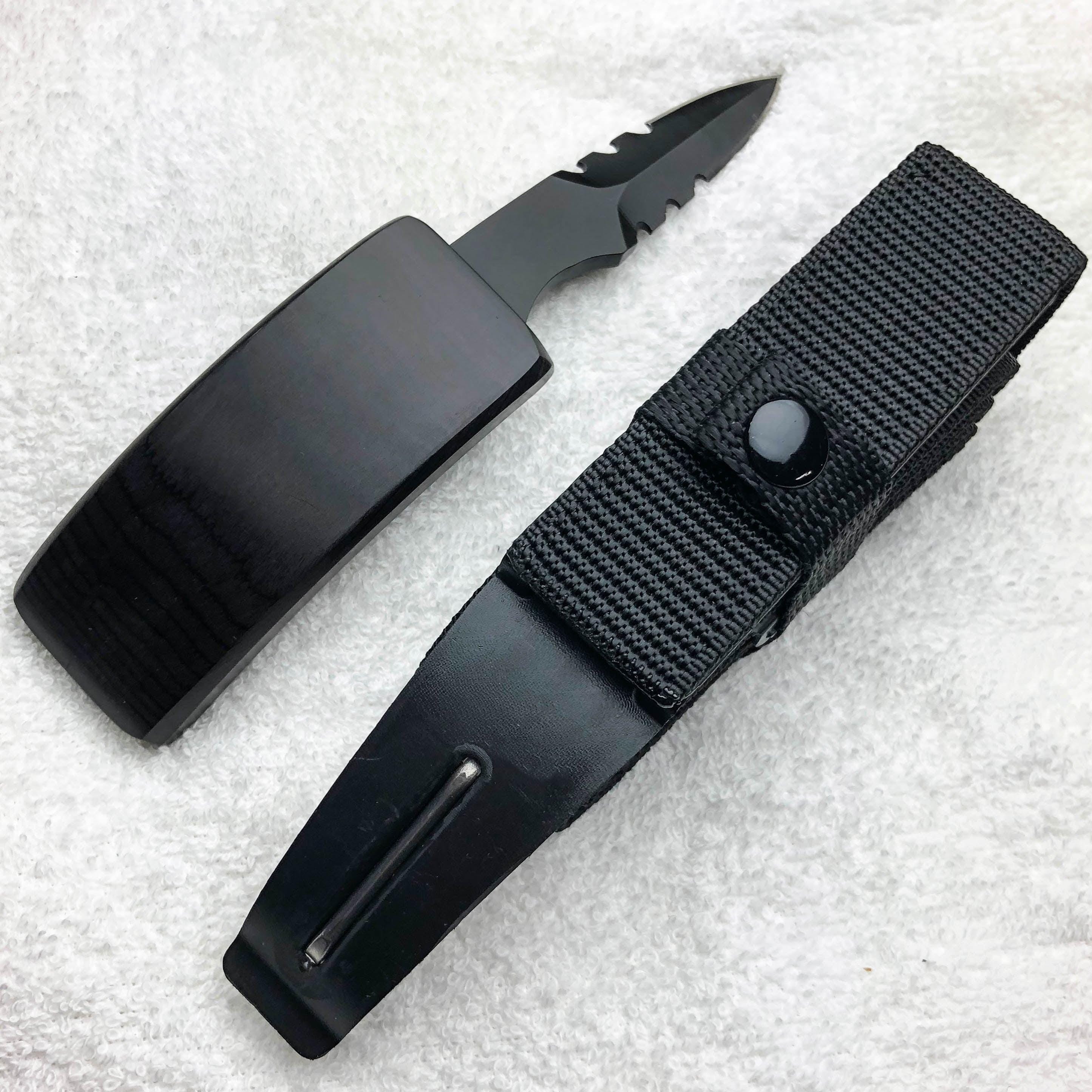 Ridge Runner Black Belt With Hidden Knife