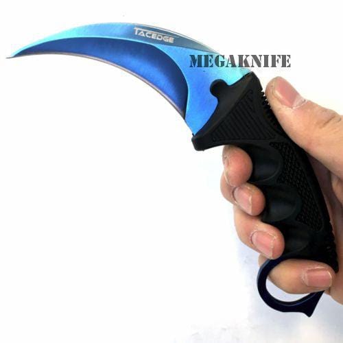 CSGO Blue Fixed Blade Karambit - BLADE ADDICT