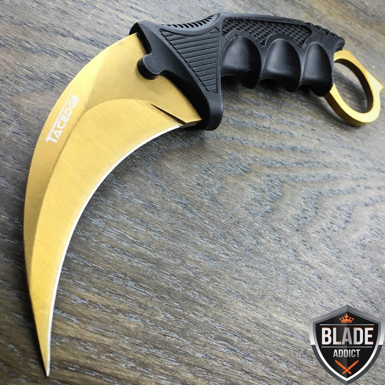 CSGO Gold Fixed Blade Karambit