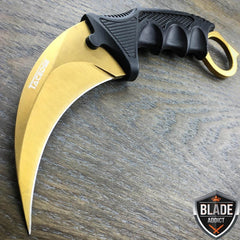 CSGO Gold Fixed Blade Karambit - BLADE ADDICT