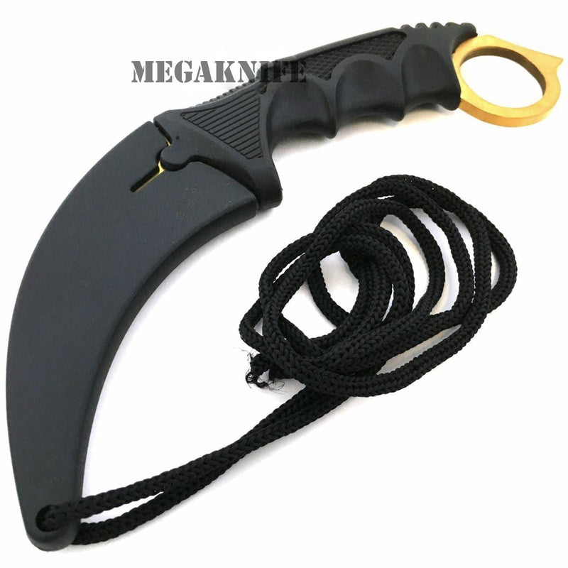 CSGO Gold Fixed Blade Karambit - BLADE ADDICT