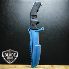 CSGO Huntsman Fixed Blade - Blue - BLADE ADDICT