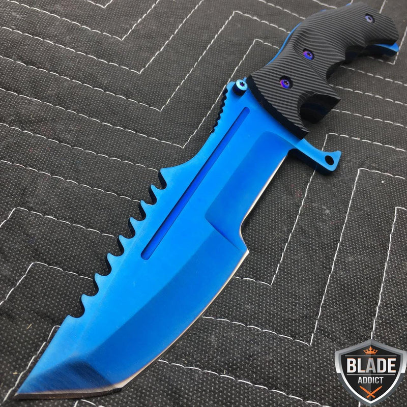 CSGO Huntsman Fixed Blade - Blue - BLADE ADDICT