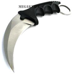 CSGO Silver Fixed Blade Karambit - BLADE ADDICT