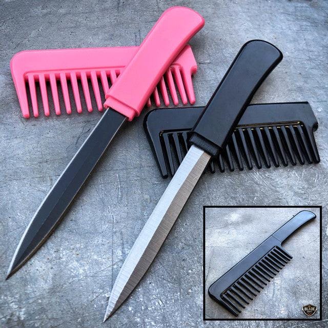 Dapper Defender Self Defense Brush Comb Knife - BLADE ADDICT