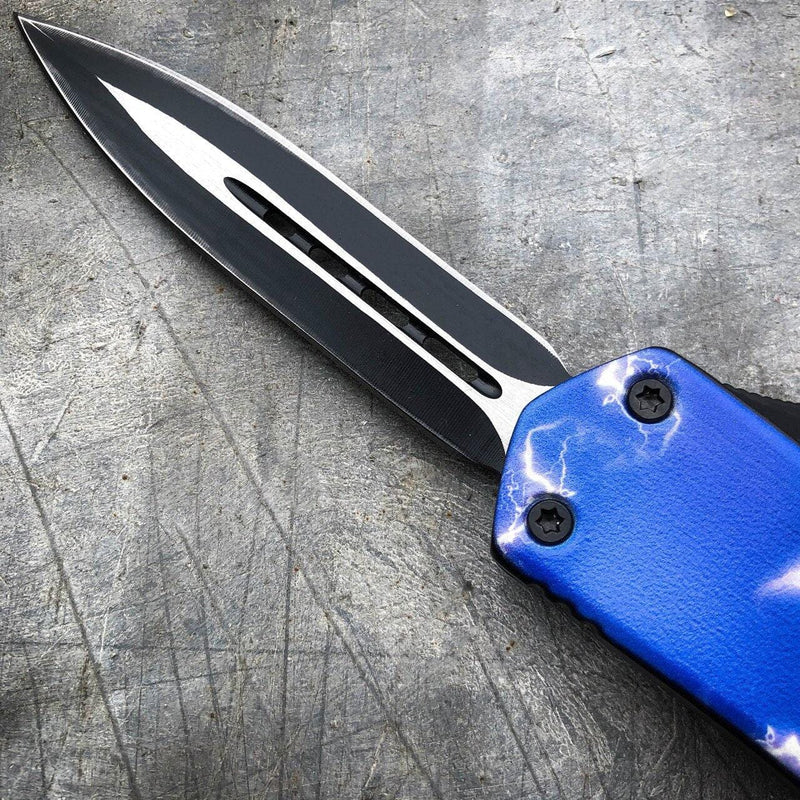 9" Fantasy Tactical Recon OTF Combat Pocket Knife - BLADE ADDICT