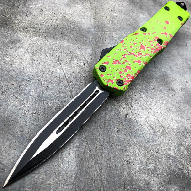 9" Fantasy Tactical Recon OTF Combat Pocket Knife - BLADE ADDICT